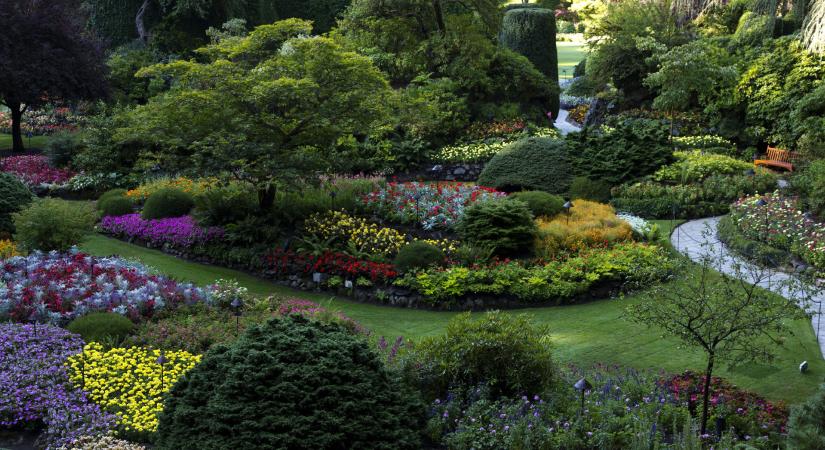Történelmi kertek: The Butchart Gardens – Kanada