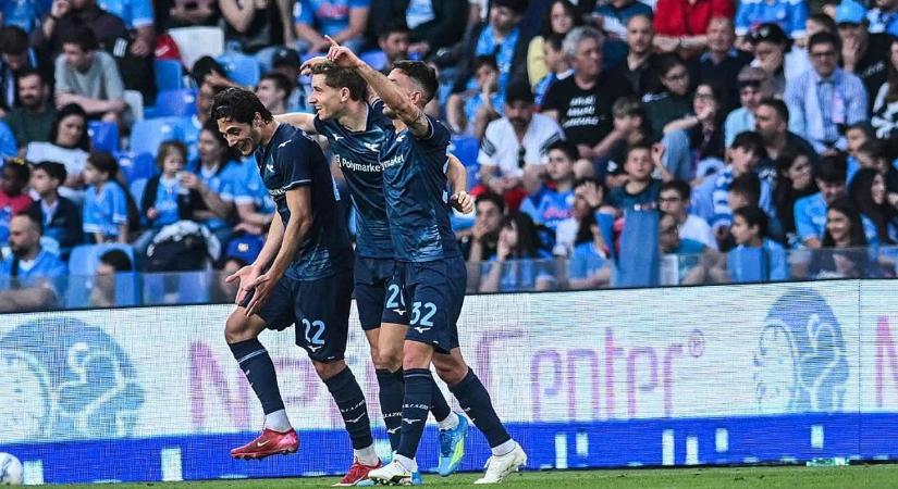 A Lazio nápolyi győzelmével még közelebb került a bajnoki címhez az Inter