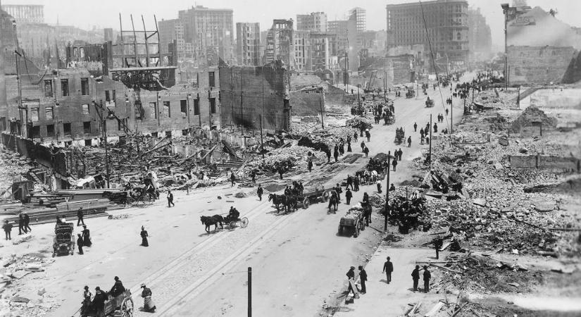 Földrengés tarolta le San Franciscót 120 éve