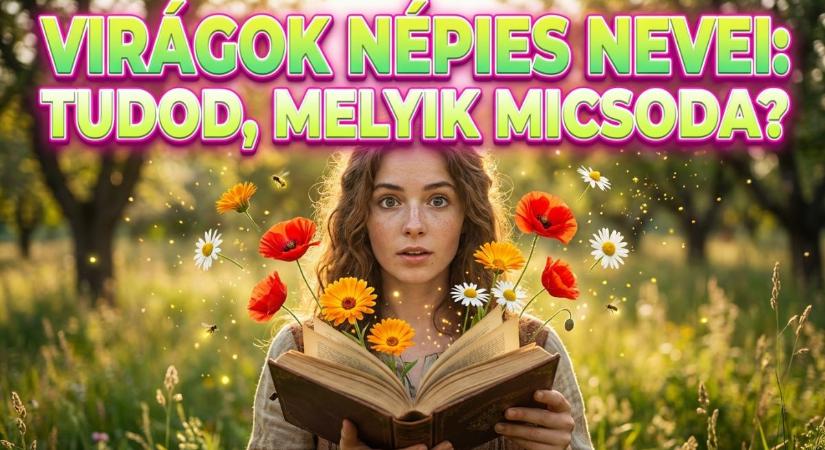 Kvíz: Ismered a virágok népies elnevezéseit? Lássuk, mennyi pontot érsz el?