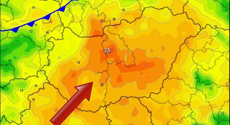 Hidegfront közeleg, vasárnap azonban még marad a kellemes meleg idő