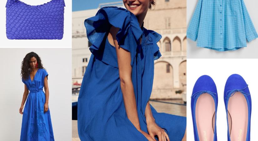 Eljött a ragyogó kék ideje! – Így kombináld a tavasz egyik legfontosabb árnyalatát