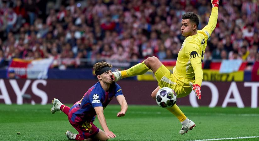 TOP 5: „Piros lap? Ne nevettess!” – mondta az Atléti kapusa, miután arcon talpalta Fermín Lópezt