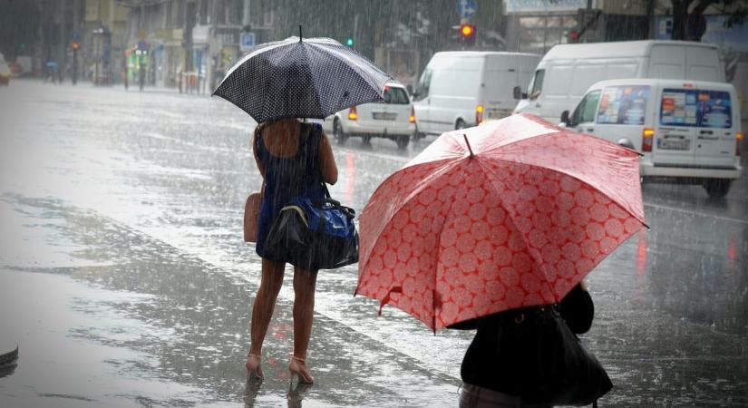 Friss térkép: Itt lehet eső vasárnap délután és este a meteorológia szerint Magyarországon