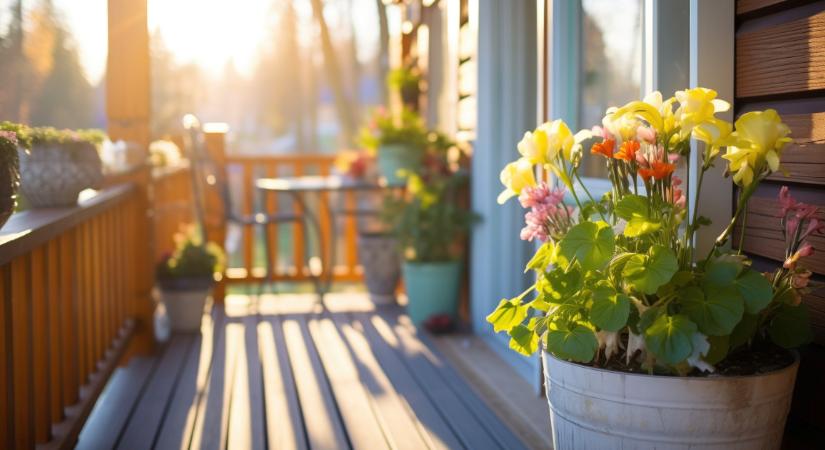 Csupán 3 dolog kell: így lesz az egyhangú teraszból kültéri oázis