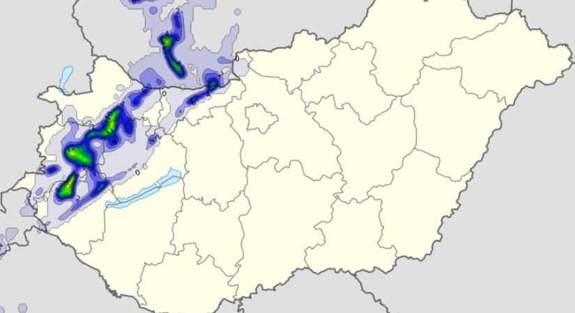 Térképeken mutatjuk, mikor érkeznek a hidegfront záporai, zivatarai, óráról órára