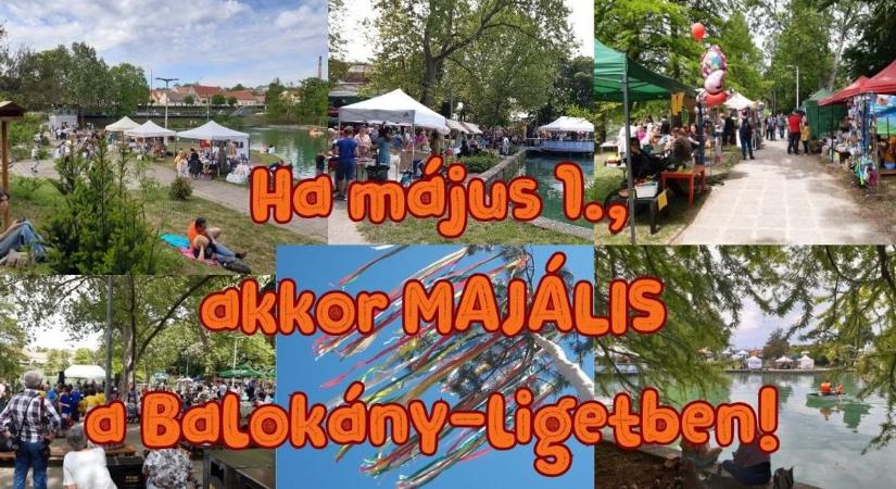 Egész napos programkavalkád lesz a Balokány-ligetben majáliskor
