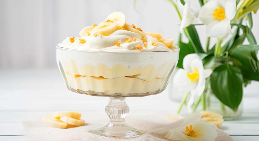 Ez a krémes banános desszert percek alatt kész és mindenkit levesz a lábáról