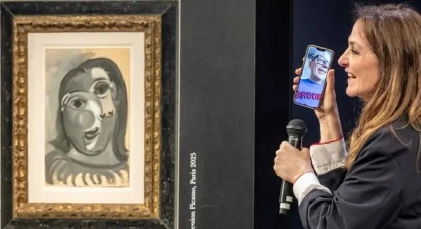 Kevesebb mint negyvenezer forintért cserélt gazdát az 1 millió eurós Picasso festmény