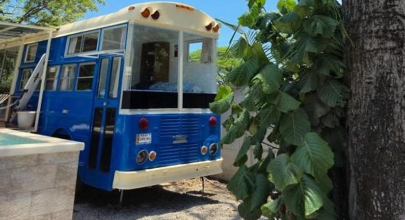 Új tipp a bakancslistádra: buszhotel a pálmafák alatt