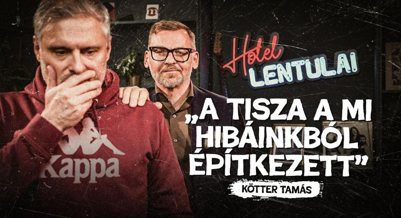 „A mindenszarizmussal lőttek minket mellbe” – Kötter Tamás volt a Hotel Lentulai vendége