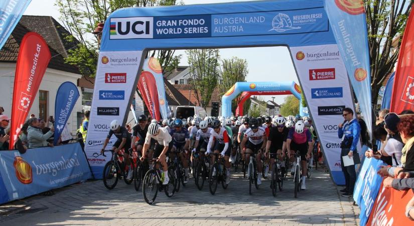 Elstartolt a 34. Neusiedler See Radmarathon - a Fertő tó kerékpáros maratonja - fotók