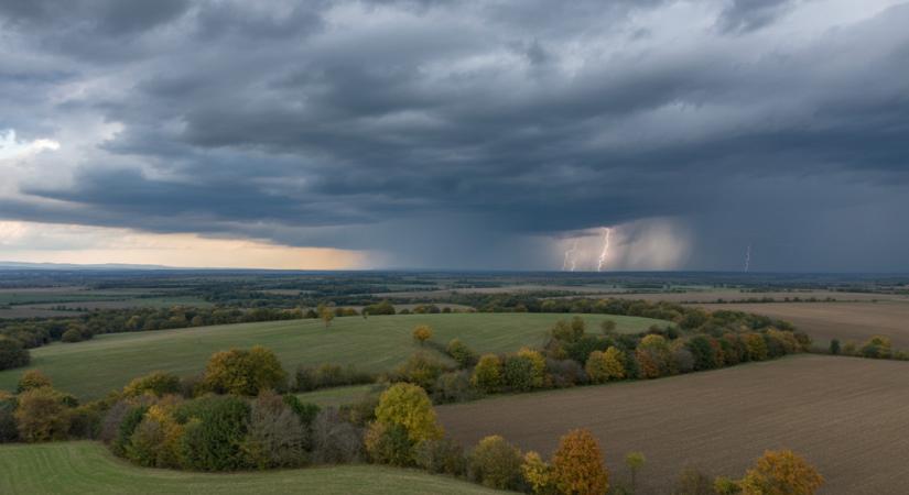 Megjött a jelzés: órákon belül vége a jó időnek, dörgés és erős szél kíséri a betörő hidegfrontot