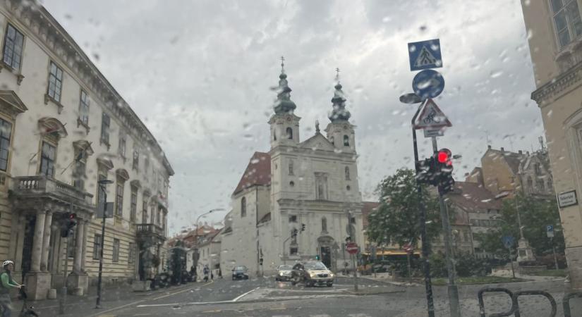 Sopronba már megérkezett a hidegfront - fotók