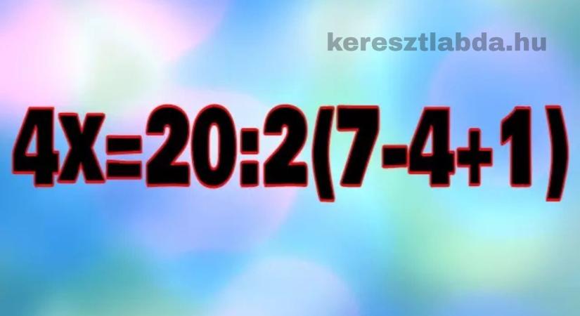 Napi matek feladat: Látszólag könnyű, de a végeredmény sokakat sokkol