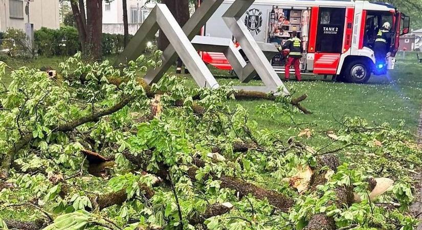 Így csapott le a vihar Ausztriában - fotó