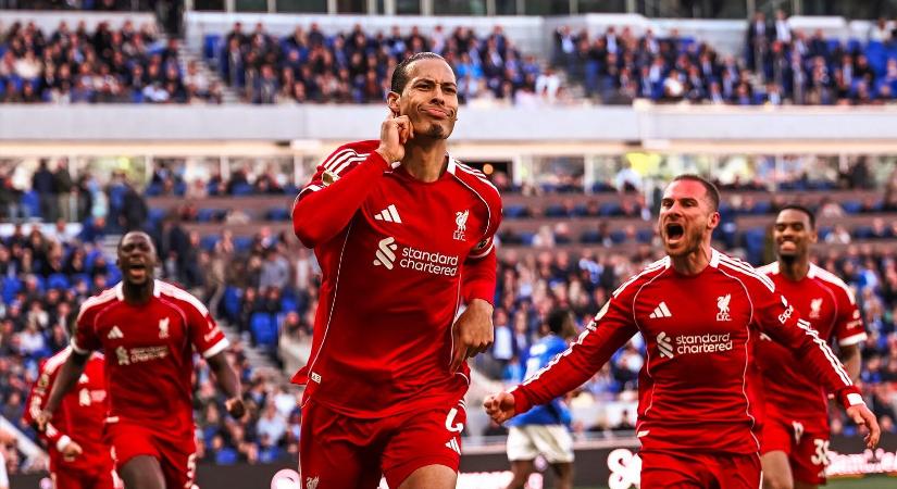 100. liverpooli bajnokiján a 100. percben adott győztes gólpasszt Szoboszlai Dominik