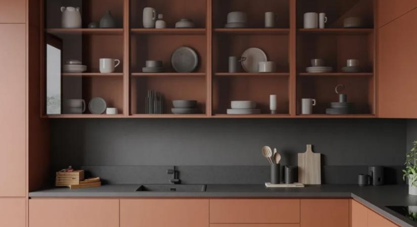 Eleged van a poros nyitott polcokból a konyhában? Ez a megoldás látható marad – mégsem lesz koszos