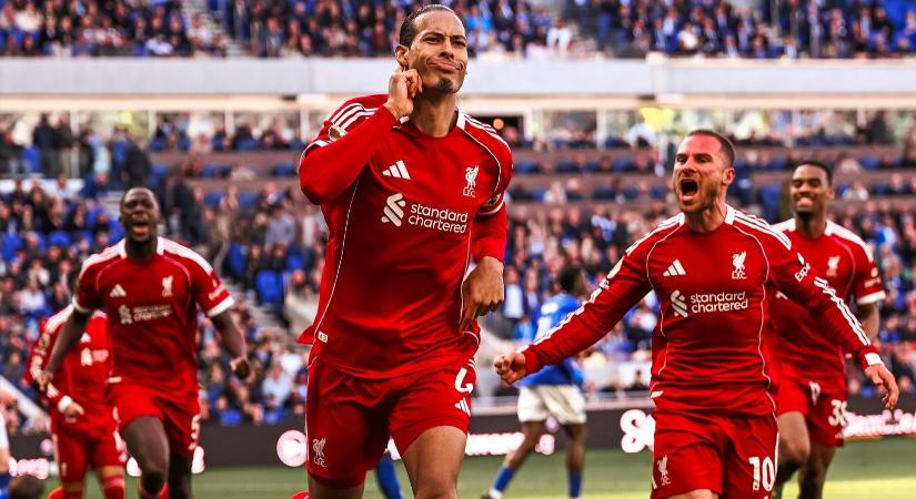 Szoboszlai 100. PL-meccsén Liverpool győzelem a Mersey-parti rangadón