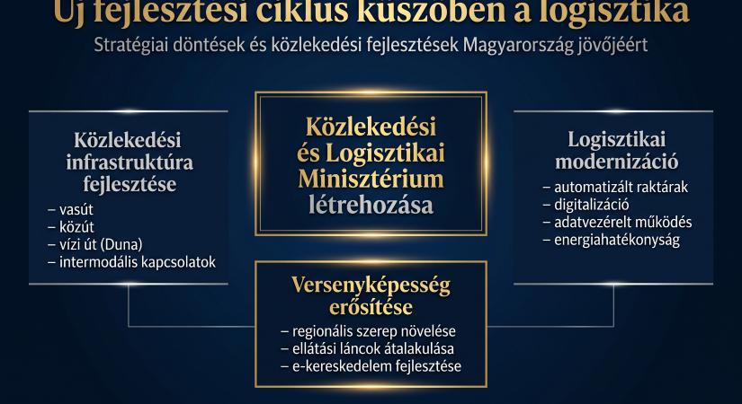 Új fejlesztési ciklus küszöbén a logisztika, stratégiai döntések előtt az ágazat