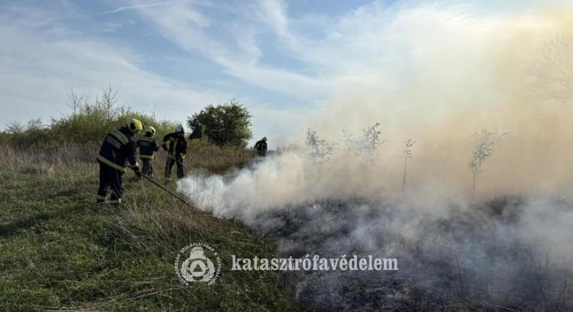 Két helyszínen is szabadtéri tűz pusztított Nagykanizsán