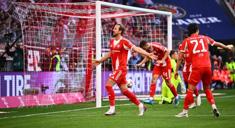 Balhés felvezetés után hatgólos meccsen lett bajnok a Bayern