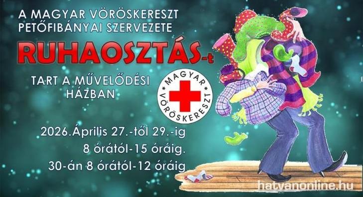 Ruhaosztást lesz Petőfibányán 