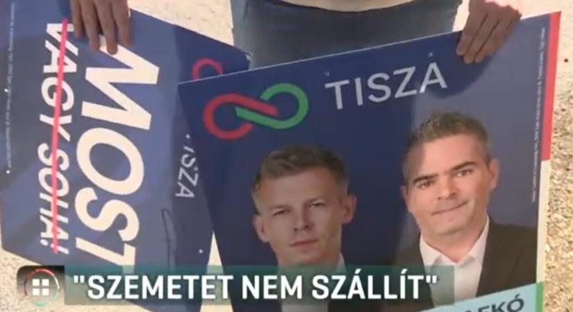 „Nem szállítok szemetet” – nem engedte felszállni a buszsofőr a Tisza Párt plakátjaival érkező fiúkat Pásztón