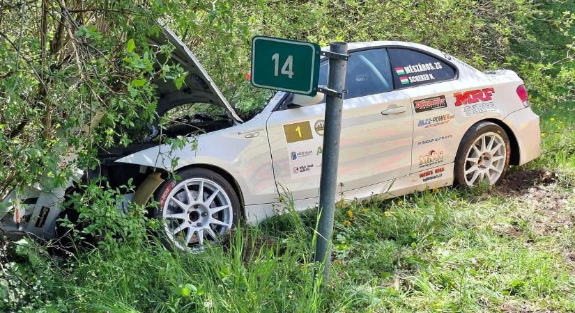 Nagyot esett a székesfehérvári páros az Orfű Rally-n