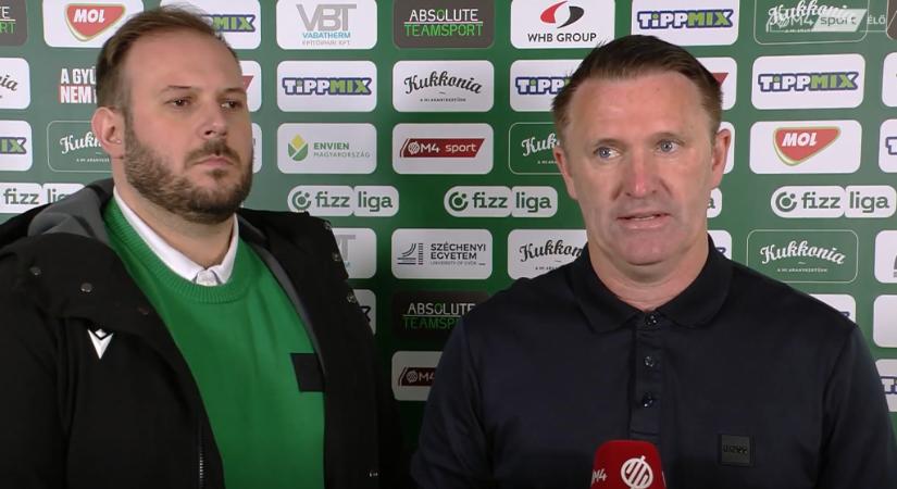 Keane a Fradi-veresége után: Még sosem láttam ilyen játékvezetői döntéseket