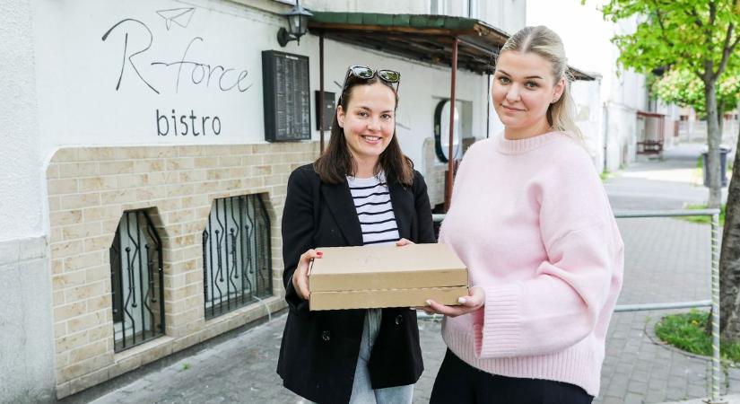 Különleges akció - Ingyenes ételosztást tartottak a nemrég kigyulladt győri étteremben - fotók