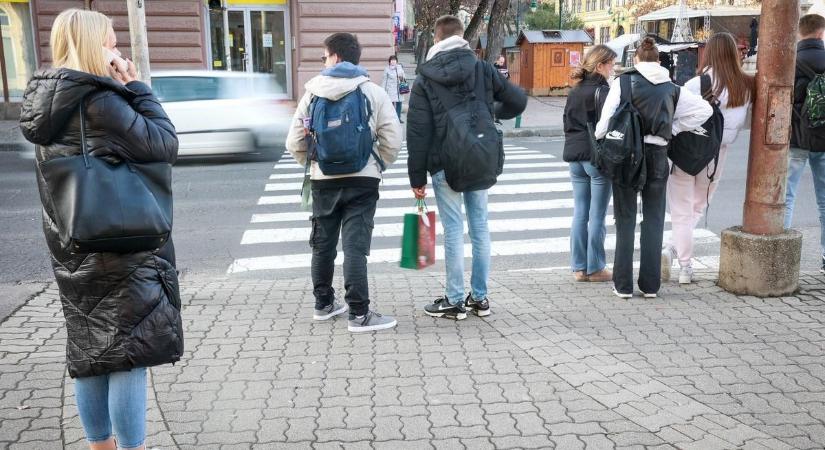 Átengedte a gyalogost – de közben mindenkit feltartott