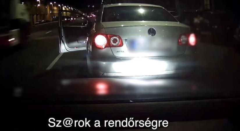 „Kiveszem a pisztolyom, azt szájba lőlek” – a Hungária körúton őrjöngött egy szabálytalan autós