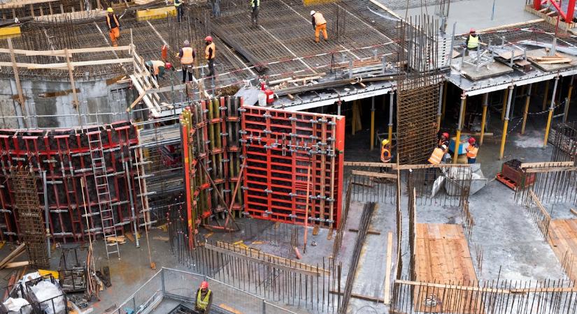 Megtáltosodott az építőipar