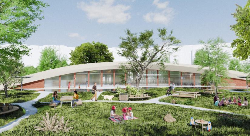 Neuperlach Forum közösségi és kulturális központ – Merza Gábor diplomamunkája