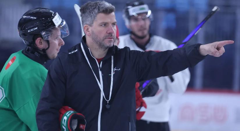 Férfi jégkorong: kemény hét előtt Majoross Gergely együttese
