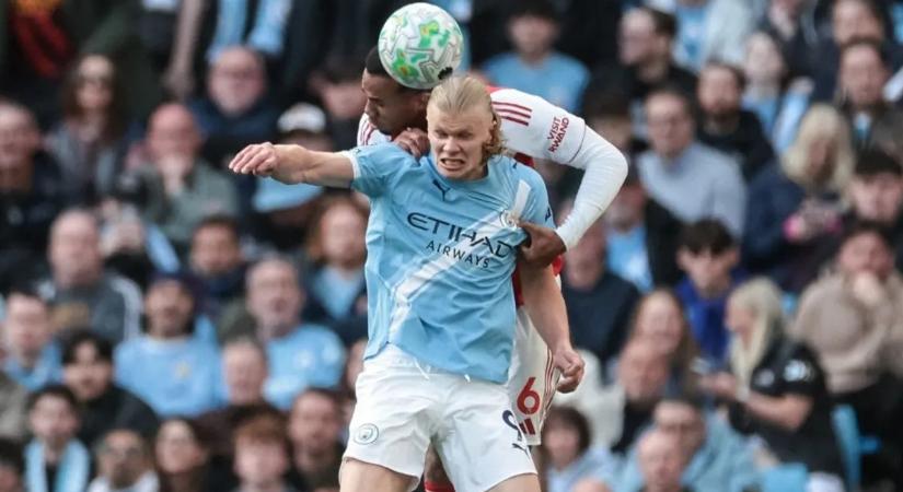 Miért nem állították ki az Arsenal védőjét Erling Haaland lefejeléséért?