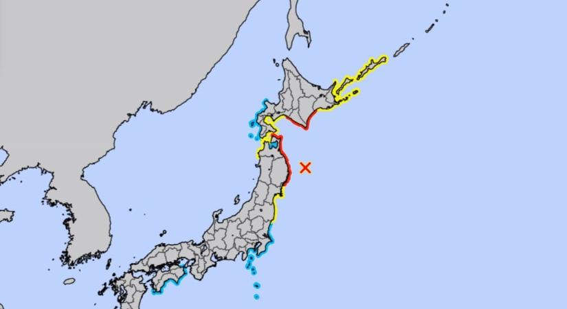 7,5-ös erősségű földrengés rázta meg Japánt