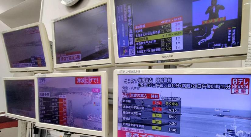 Cunamiveszély Japánban: azonnal elrendelték az evakuálást