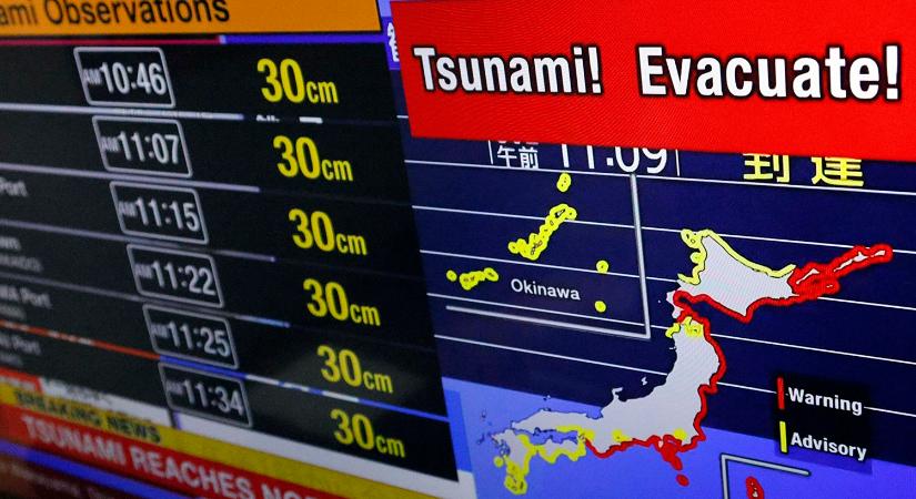 Cunamiriadót adott ki Japán, brutális földrengés rázta meg az országot