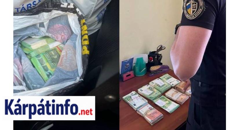 Több mint 50 ezer eurót foglaltak le egy beregszászi nőtől Asztélynál
