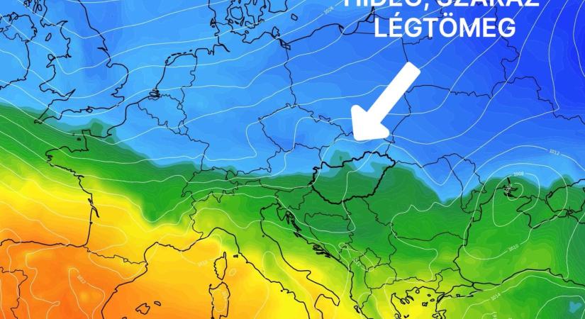 Szeles, hűvös napok jönnek, hajnalban fagy is lehet