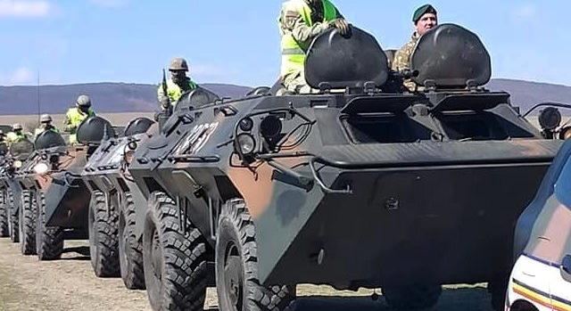 A hadsereg a földön és levegőben is „megszállja” Sepsiszentgyörgyöt