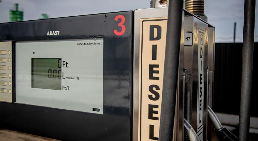 Újra óriásit csökken a gázolaj ára