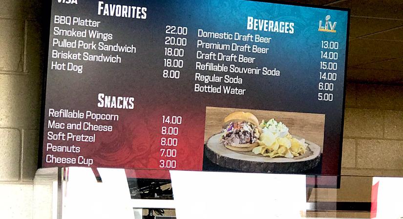 SB: ennyibe kerül egy sör és egy hamburger a döntőn – kép