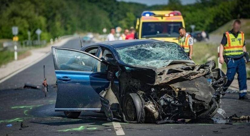 Baleset történt az M7-esen