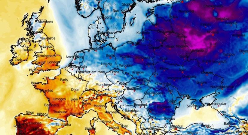 Térképeken mutatjuk, meddig tartja magát a hideg térségünkben