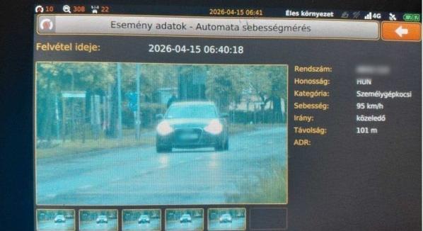 Több mint ötszáz autóst kaptak gyorshajtáson Kőbányán