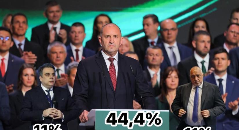 Radev majdnem akkorát nyert a bolgár választásokon, mint nálunk Magyar Péter
