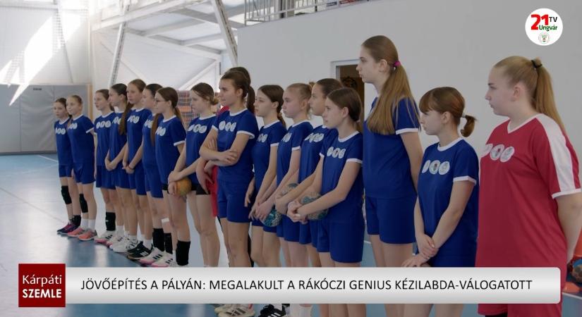 Jövőépítés a pályán: megalakult a Rákóczi GENIUS kézilabda-válogatott (videó)